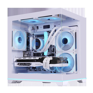 LY Meilleures ventes Etui pour <span class=keywords><strong>PC</strong></span> en verre hautement respirant Personnalisé Ventilateurs arc-en-ciel <span class=keywords><strong>Micro</strong></span> <span class=keywords><strong>ATX</strong></span> Verre trempé Spcc Computer Gaming <span class=keywords><strong>Pc</strong></span> case - Product Image 5