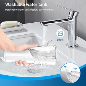 Hydropulseur électrique sans fil étanche IPX7 à rotation 360° avec 4 modes et 4 embouts pour le nettoyage des dents (vente en gros) - Product Image 6