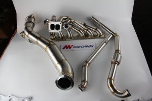 Высокомощный выпускной коллектор MATCHWAY из нержавеющей стали SS304 толщиной 3 мм с двойным спиральным турбоколлектором T4 для BMW S58, качественный выпускной коллектор-даунпайп - Product Image 6