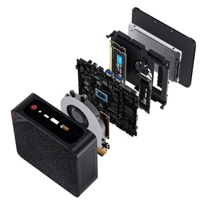 Mini PC AMD Ryzen <span class=keywords><strong>5</strong></span> R5-6600H, DDR5 MAX 16 Go de RAM, 500 Go SSD SATA HDD, HD DP Type-C, trois écrans, WiFi6E/BT <span class=keywords><strong>5</strong></span>.2, Win 11 - Product Image 4