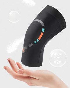 Protection professionnelle antidérapante, respirante, en nylon/spandex épais, légère, avec fermeture à cordon, manchon de compression pour le genou. - Product Image 6