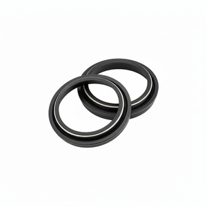 Nrteam ฝาครอบกันฝุ่นส้อมคู่สำหรับ husqvarna TE 449 11-13พลาสติกเหล็กท่อไอเสียตกแต่งถุงขนส่งอากาศ - Product Image 1