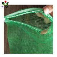 Sac en filet monofilament HDPE de haute qualité avec cordon de serrage pour melon et mandarine, taille et couleur personnalisables