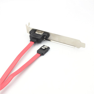 Cable adaptador SATA a eSATA de un solo puerto, interfaz eSATA SATA, conector de chasis I/O, cable de cobre moldeado por inyección - Product Image 3