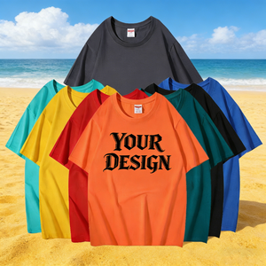 High Street Oversize Streetwear 100% Cotton <b>T</b>-<b>Shirt</b> 260gsm Custom Crake Print logo Comfort Fit <b>T</b> <b>Shirts</b> for <b>Men</b> - Product Image 2