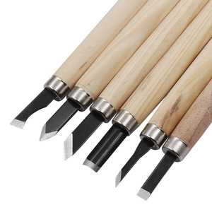 Ensemble d'outils <span class=keywords><strong>à</strong></span> main de couteau de sculpture sur <span class=keywords><strong>bois</strong></span> de haute qualité 12pcs - Product Image 2