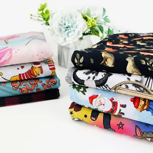 High quality cotton lycra printed fabric wholesale