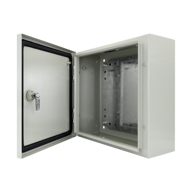 Outdoor Waterproof Metal Electric Instrument Enclosure Cabinet Box Electric Control Distribution Meter Electronics Enclosure