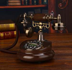 Anciennes clés de téléphone européen antique, téléphone fixe rétro créatif fixe - Product Image 4