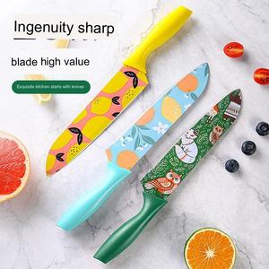 <span class=keywords><strong>Couteau</strong></span> de cuisine imprimé couleur avec logo personnalisé couteaux en acier inoxydable motif imprimé <span class=keywords><strong>fantaisie</strong></span> <span class=keywords><strong>couteau</strong></span> d'office de fruits de chef de cuisine - Product Image 4
