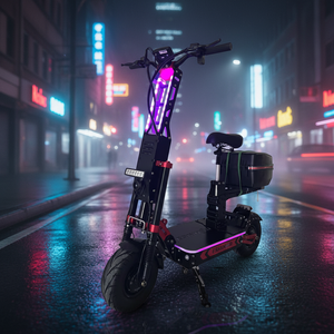 Trottinette électrique R8 pour adultes, grande taille, 72V 84V 40AH 100AH, double moteur, autonomie longue portée 80-300km, haute vitesse, démarrage par carte NFC, réglage via application, 8000W - Product Image 1