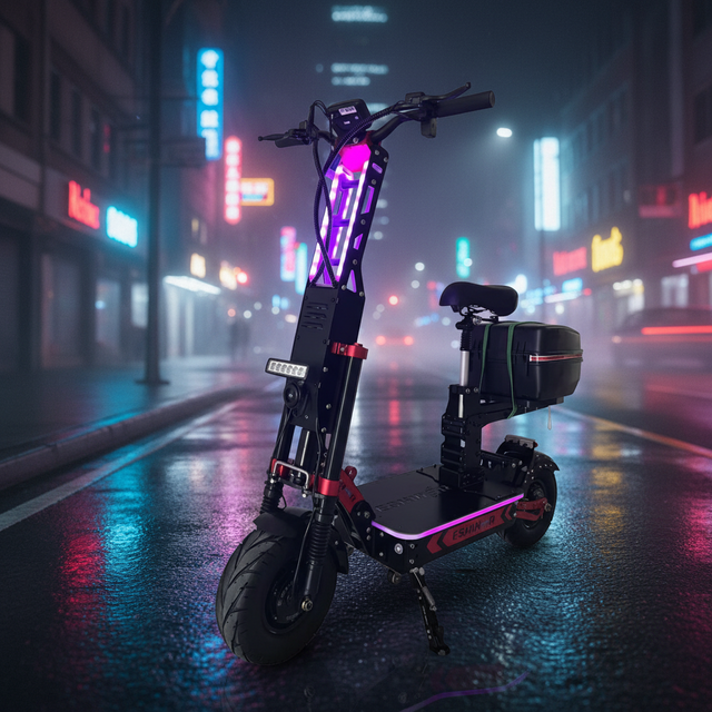 R8 Adult Big 72v 84V 40AH 100AH Dual Motor 80-300km Long Range High Speed NFC Card Start APP Setting 8000w Electric Scooter