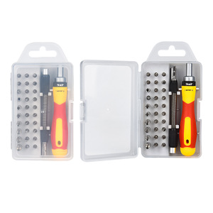 Precision <b>Screwdriver</b> Set With Ratcheting Handle Cross Phillips Bit Industrial Grade Polishing Finish Anti-Slip Texture 20-40 - Product Image 5