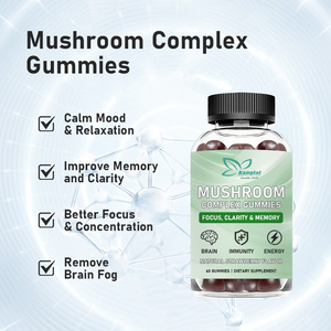 <span class=keywords><strong>Gomitas</strong></span> de Complejo de Hongos OEM <span class=keywords><strong>con</strong></span> Sabor a Fresa para Concentración, Calma, Relajación y Eliminación de la Niebla Mental - Product Image 3