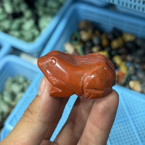 Figuras de Ranas de Cristal Surtidas al por Mayor, 40mm 60mm, Artesanía de Ranas Talladas a Mano en Piedra Múltiple, Decoración Feng Shui para el Hogar - Product Image 6