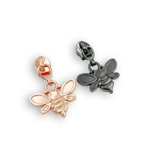 Personnalisé de haute qualité # 5 curseurs de fermeture éclair en nylon et métal, autobloquants, pour vêtements ou sacs à main, placage en alliage de zinc - Product Image 5