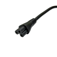 Cordon d'alimentation CA à trois broches standard américain, câble en PVC de 1 mètre pour appareils électroménagers