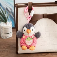 Llavero de Peluche de Pingüino con Vestido de Pana, Moderno y Suave, para Recuerdo