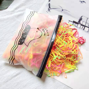 New Multiple Models Colorful Elastic Hair <b>Ties</b> Sweet Simple Style Girl's Hair Accessory Fashion Jewelry Wholesale For Daily Use - Product Image 5
