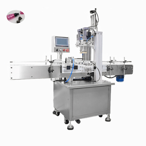 Full Automatic Aluminum Cap Capping Machine Glass Screen Cleaning Fluid Bottle Capping Machine - Product Image 1
