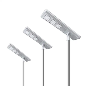 Farolas Solares LED <span class=keywords><strong>de</strong></span> Aluminio Todo en Uno para Exteriores, Impermeables IP65, <span class=keywords><strong>de</strong></span> 60W, 80W, 100W y 120W, con Poste para <span class=keywords><strong>Carretera</strong></span>, Alto CRI 95 - Product Image 2