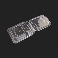 Boîte en plastique Pet à 2 compartiments pour Sauces tomates