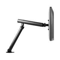 Nouvel arrivage : Support d'écran d'ordinateur simple 32 pouces, bras à gaz réglable, capacité de charge 15 kg, VESA 75/100 mm, rotation 360°, en aluminium
