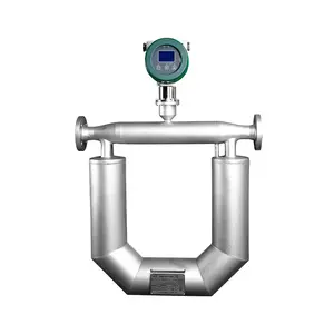 Misuratore di portata per olio combustibile a Gas liquido ad alta stabilità tipo U Coriolis misuratore di portata massico a Coriolis liquido