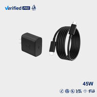Chargeur Rapide Intelligent GaN TKT 45W avec Câble USB Type-C Compatible Samsung Galaxy S25 Ultra S25 Edge