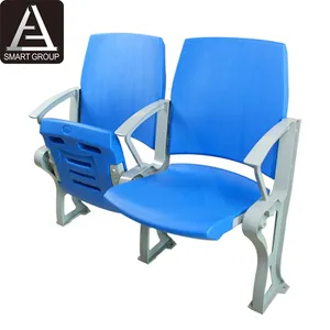 Sedile da stadio pieghevole in plastica HDPE VIP sedie da teatro usate per eventi e sport all'aria aperta