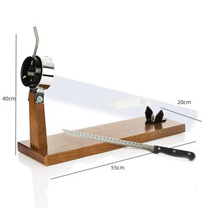 <span class=keywords><strong>Support</strong></span> à <span class=keywords><strong>jambon</strong></span> en bois de haute qualité <span class=keywords><strong>avec</strong></span> <span class=keywords><strong>couteau</strong></span> pour <span class=keywords><strong>jambon</strong></span> séché à sec, vente en gros - Product Image 2