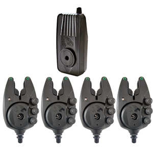 Nuovo Set di Avvisatori Acustici per Pesca alla Carpa con Distanza di Trasmissione 1000M+, Guscio e Altoparlante di Qualità, Indicatore Impermeabile - Product Image 1