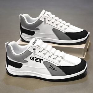 Nouvelles Chaussures de Sport et Loisirs KJ pour Hommes 2027 en PU Imperméables, Respirantes, à Semelle Épaisse, Tendance, pour la Marche Printanière, Antidérapantes et Solides - Product Image 3