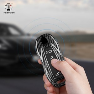T-carbon sợi carbon xe <span class=keywords><strong>Key</strong></span> trường hợp bìa phù hợp cho pogio năng lượng mới xe <span class=keywords><strong>Key</strong></span> Bìa phụ kiện nội thất - Product Image 3