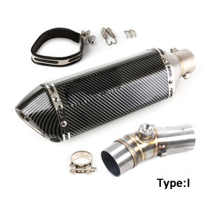 Modificado de escape de la motocicleta antideslizante para <span class=keywords><strong>Kawasaki</strong></span> ER6N Versys 650 Ninja Z650 2017-2019 silenciador mediados enlace de conexión de tubo - Product Image 5