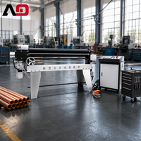Machine à rouler les tôles métalliques 2x1300mm, machine à cintrer CNC pour atelier de tôlerie