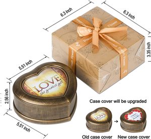 Boîte à fleurs en daim pour remise de diplômes pour ses <span class=keywords><strong>femmes</strong></span> le jour de la Saint-Valentin - Product Image 4