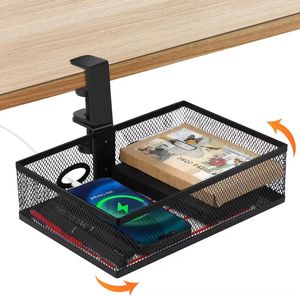 <span class=keywords><strong>Bureau</strong></span> maison Table <span class=keywords><strong>bureau</strong></span> maille métallique <span class=keywords><strong>360</strong></span> degrés <span class=keywords><strong>pivotant</strong></span> rangé sous le tiroir de <span class=keywords><strong>bureau</strong></span> pince-sur <span class=keywords><strong>bureau</strong></span> organisateur <span class=keywords><strong>plateau</strong></span> métal rotatif Caddy - Product Image 3