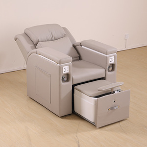 Sillón Eléctrico Multifuncional de Lujo de Cuero PU para Salón de Belleza, Uñas, Pestañas, Pedicura, Reparación de Pies y Baño de Cejas - Product Image 2