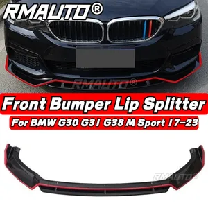 สำหรับ BMW G30 G31 G38 M Sport 2017-2023 ชุดแต่งกันชนหน้า สปอยเลอร์ลิป ดิฟฟิวเซอร์กันชน ชุดแต่งตัวถัง G30 G31 G38 Lip - Product Image 1