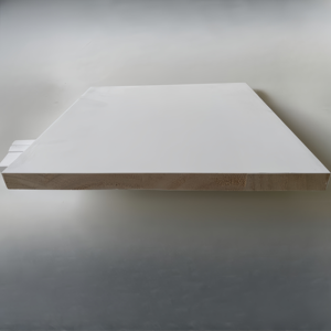 Custom Radiata Pine Board Finger Joint Primed Board Traditional Design S4S Wood Moulding Baseboard Hotsail - Product Image 1