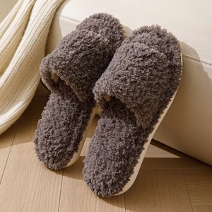 Las Pantuflas Planas con Suela de PVC Más Populares para Mujer, Pantuflas con Parte Superior de Felpa, Nuevos Estilos con la Mejor Calidad de Fábrica - Product Image 5