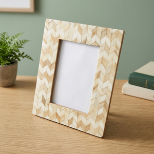 BS INTERNATIONAL Nouvelle incrustation osseuse artisanale de qualité supérieure pour cadre réglable carré vertical à motifs imprimés en relief - Product Image 1