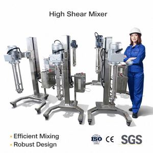 High Shear Stainless Steel Double Cone Blender Plant Cow Dung Agitator and Mushroom Substrate Mixers for Fertilizer Agitation - Product Image 2