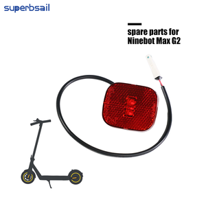 Original <span class=keywords><strong>Ninebot</strong></span> <span class=keywords><strong>Max</strong></span> G2 Scooter électrique planche à roulettes garde-boue arrière lumière Seg-way étanche feux arrière fil feu stop partie plastique - Product Image 5