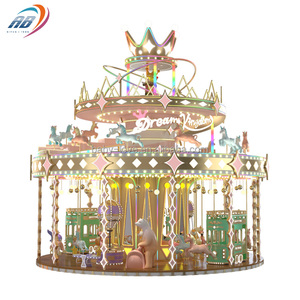 Carrusel de parque temático de diseño especial Paseos Diversión <span class=keywords><strong>Luna</strong></span> <span class=keywords><strong>Park</strong></span> Machine Equipment Merry Go Round para la venta - Product Image 1