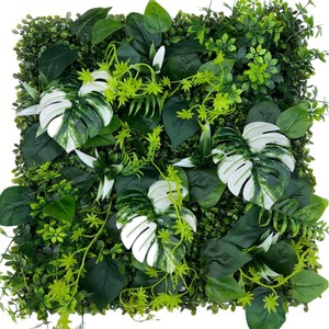 Vente en gros Plante artificielle intérieure/extérieure décoration murale Milan gazon vert Plante artificielle en plastique mur <span class=keywords><strong>de</strong></span> fond - Product Image 6