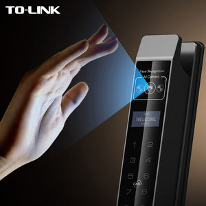 Tolink <span class=keywords><strong>Key</strong></span> Card Digital Ip65 Impermeable Tuya Wifi TTlock 3D Reconocimiento facial Huella digital Cerradura inteligente eléctrica para puerta de aluminio - Product Image 3
