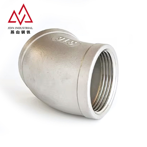 Acero al Carbono/Inoxidable <span class=keywords><strong>de</strong></span> 4/6 Pulgadas, Pulido, Clase 6000, Resistente al Calor 45 °   Codo Roscado Hembra <span class=keywords><strong>para</strong></span> Uso Industrial - Product Image 5