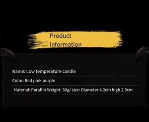 Cera de Vela de Baja Temperatura que Aumenta el Deseo en Adultos - Product Image 4